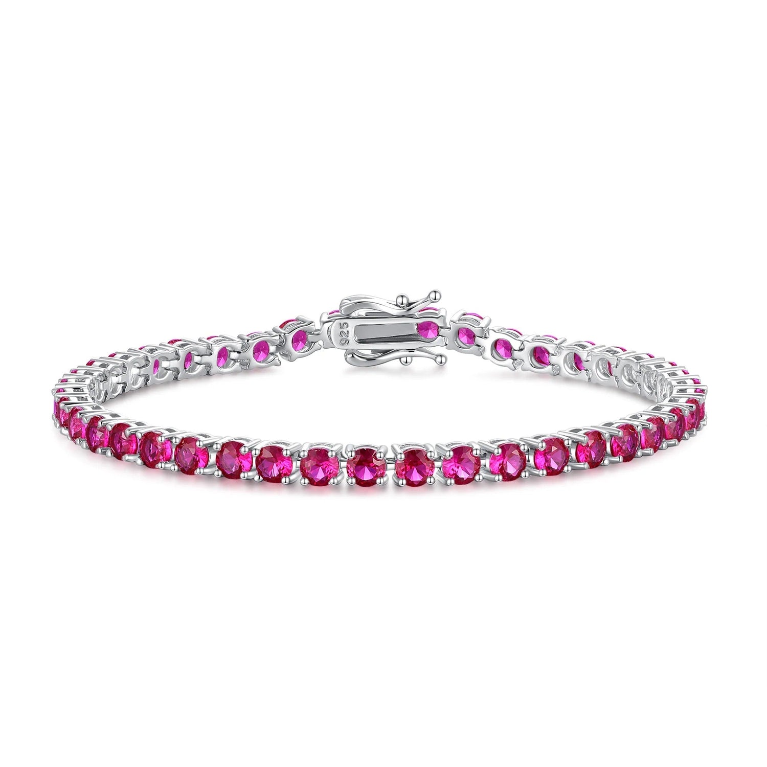 Classic Ruby Tennis Bracelet