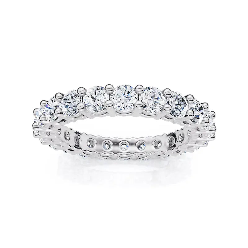 Classic Eternity Wedding Moissanite Band