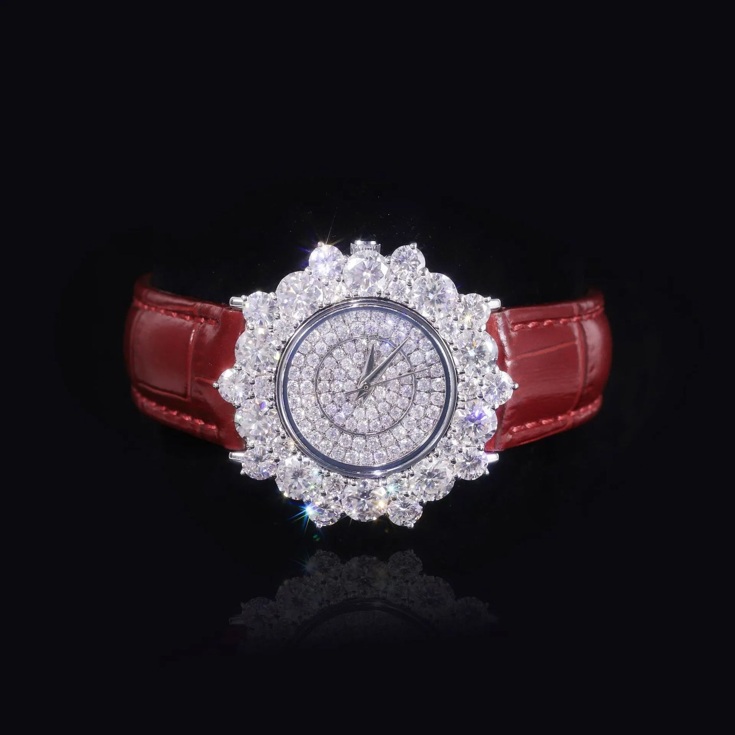 Halo Sparkle Moissanite Watch