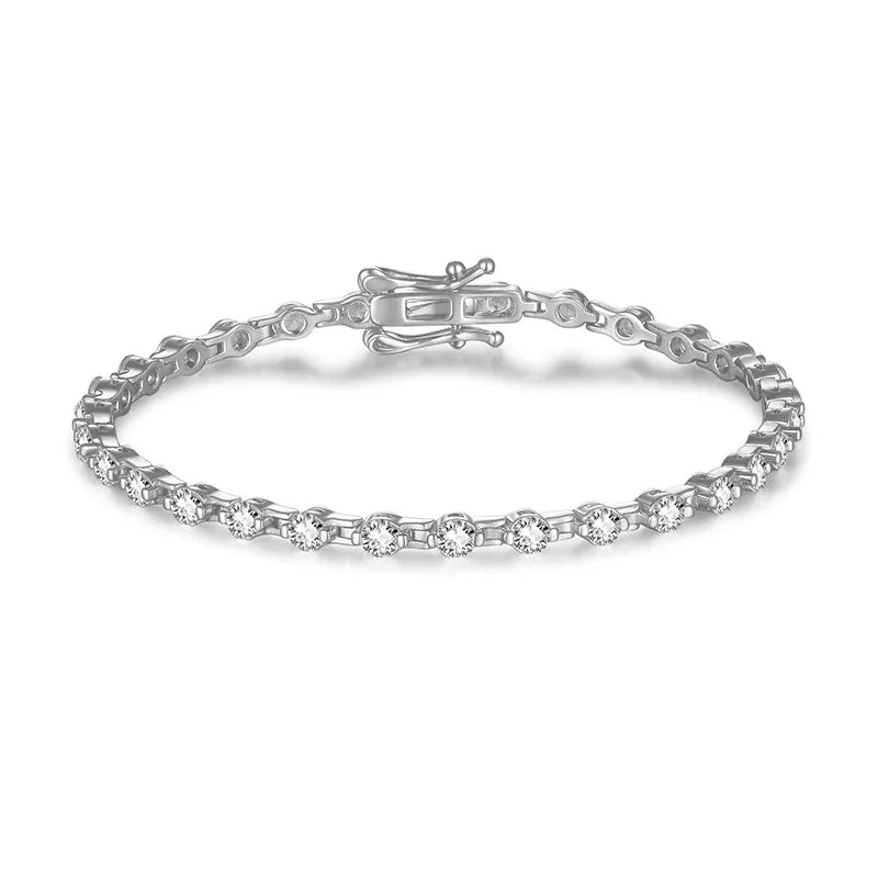 Moissanite Classic Link Tennis Bracelet