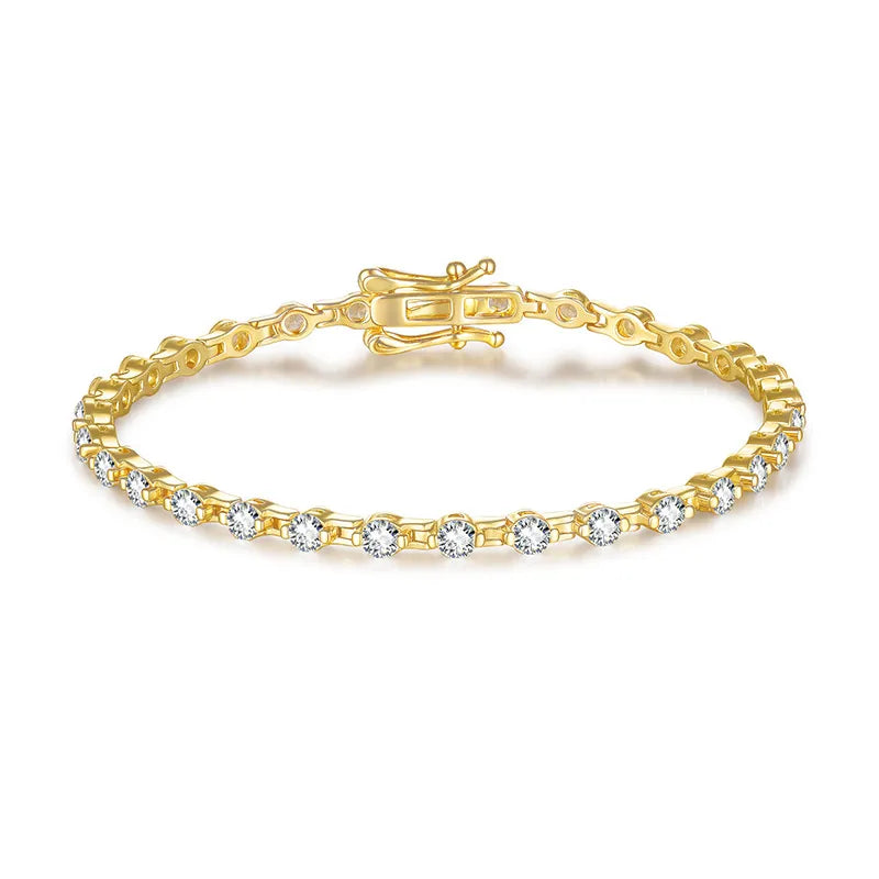 Moissanite Classic Link Tennis Bracelet