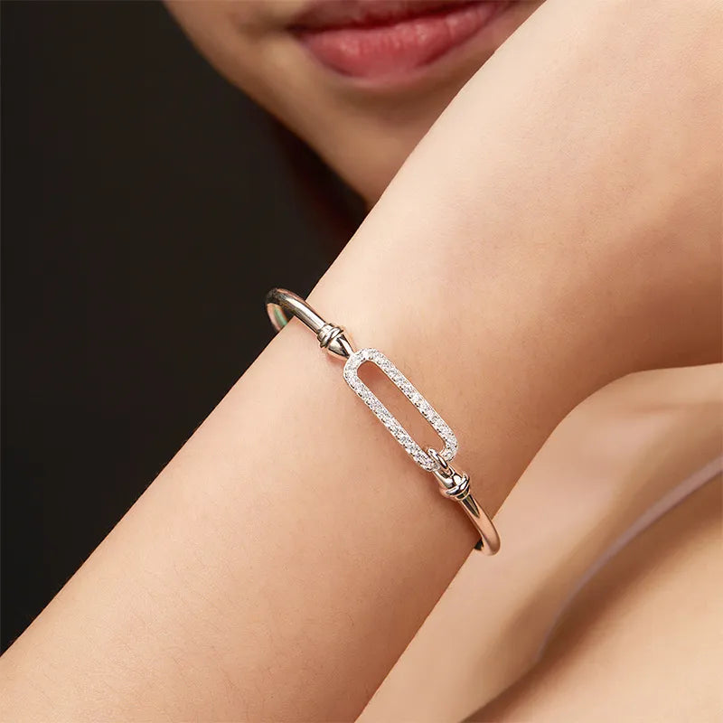 Mark double moissanite bracelet