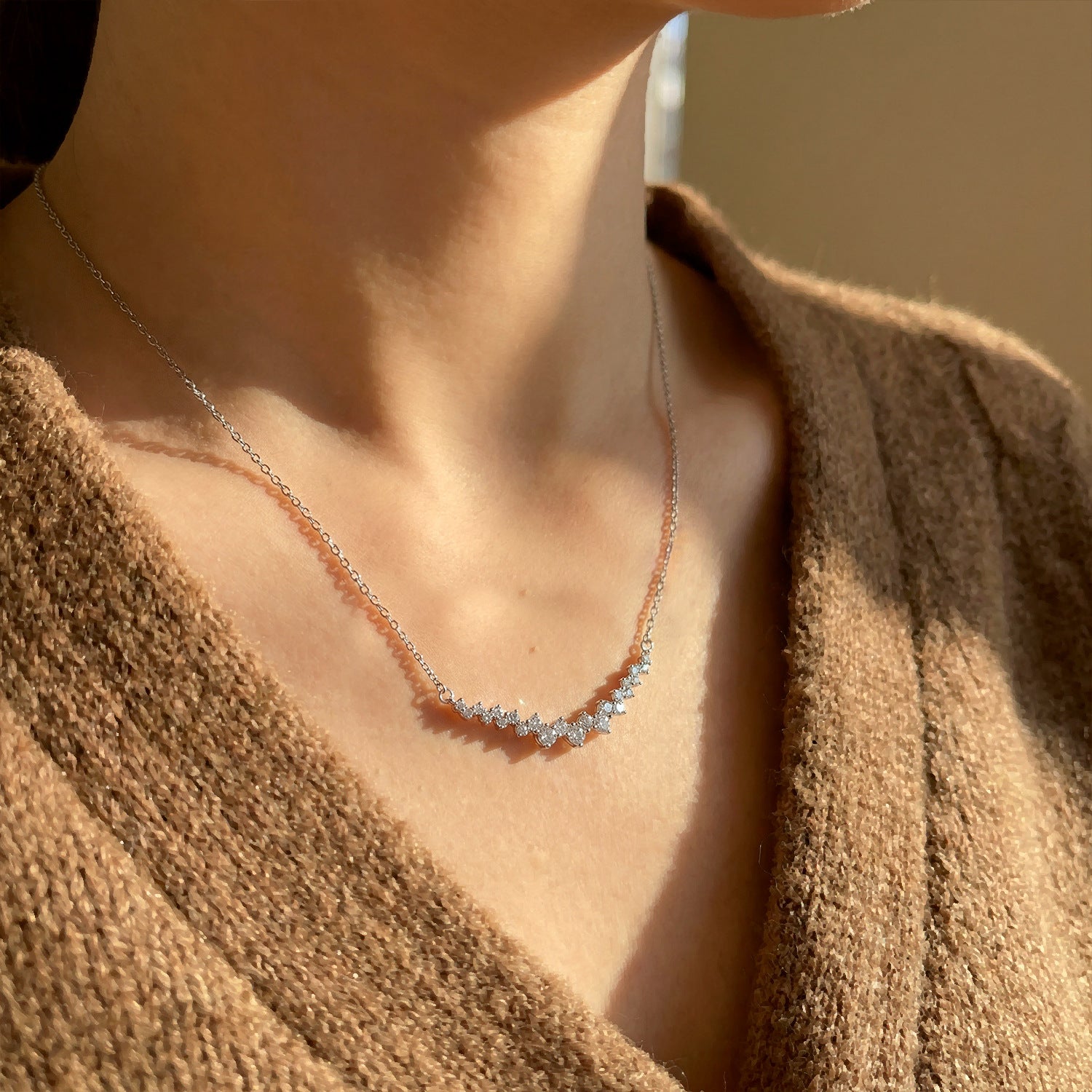 Starlight Moissanite Necklace