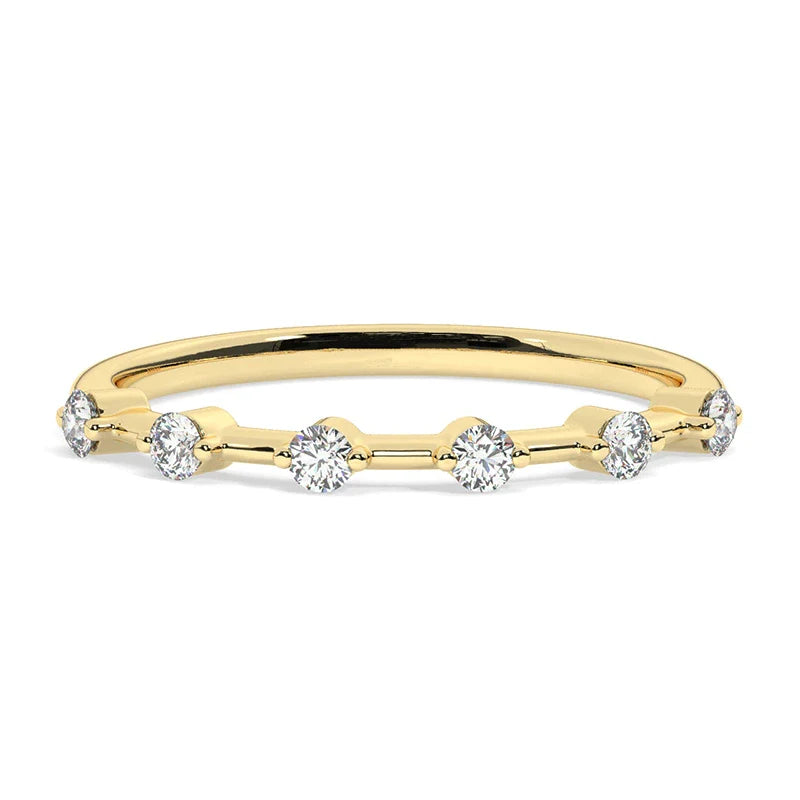 Petite Spark Wedding Band