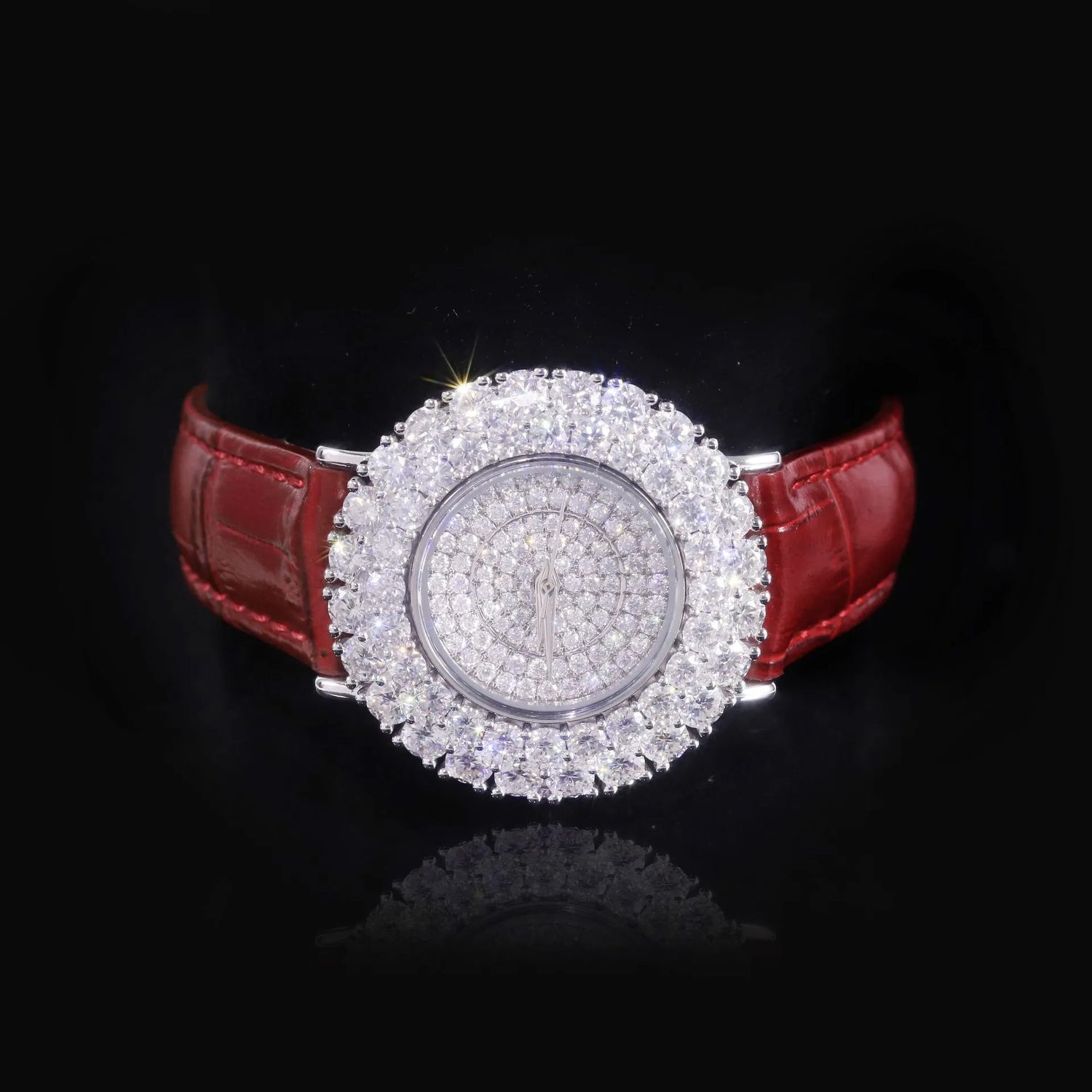 Royal Ice Flooded Moissanite Watch