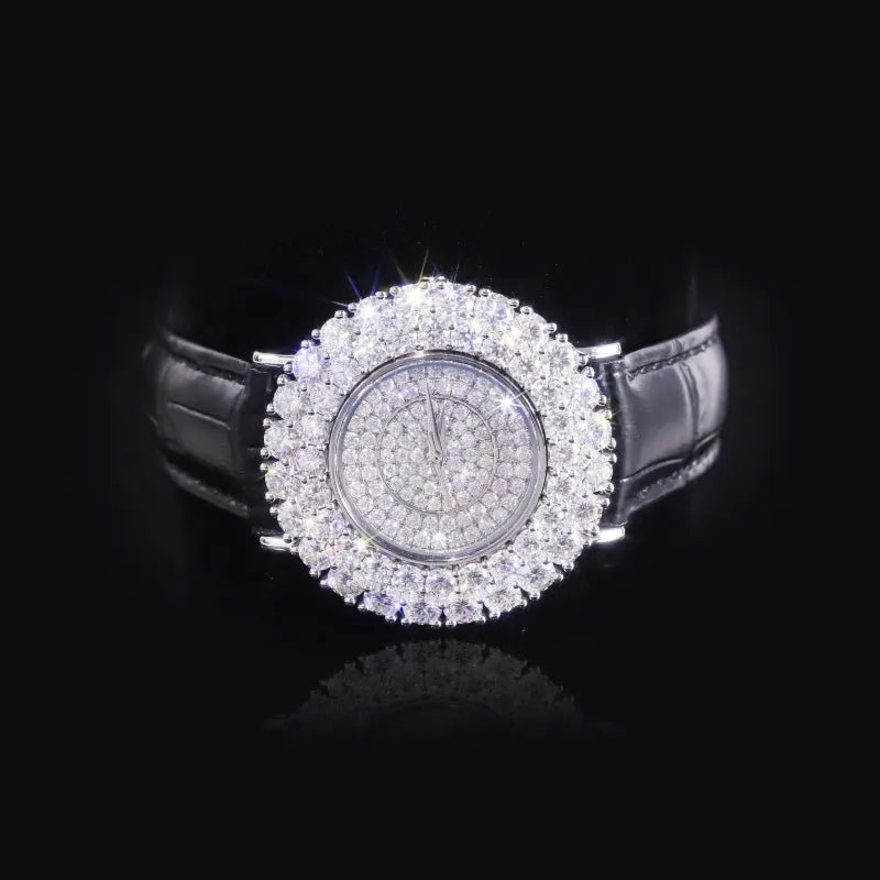 Royal Ice Flooded Moissanite Watch