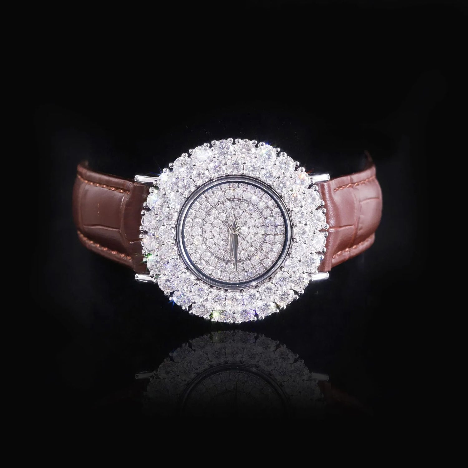 Royal Ice Flooded Moissanite Watch