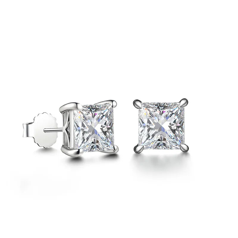 Pattern Princess Moissanite Earrings