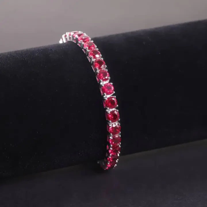 Classic Ruby Tennis Bracelet