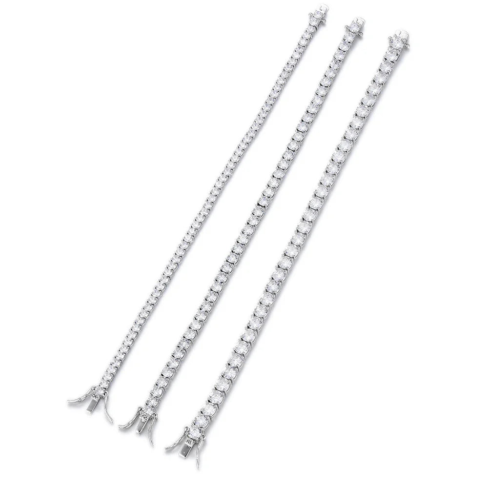 Moissanite Classic Tennis Bracelet 8.25in
